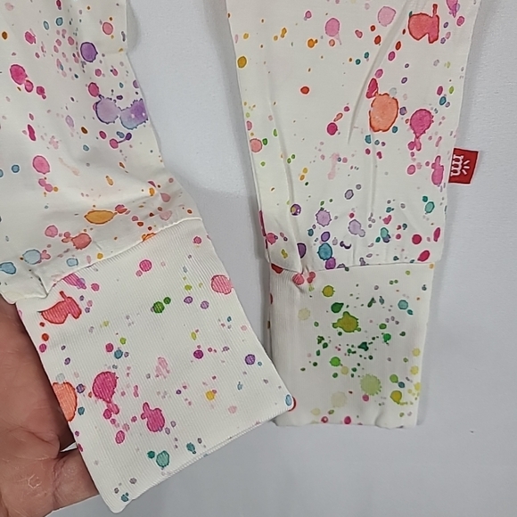 NWT Magnetic Me Happy Holi Hues Modal Convertible Coverall Sz 6-9 Mo - Picture 4 of 7